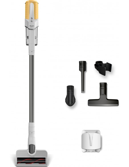 Miele Duoflex HX1 Giallo Tramonto e accessori