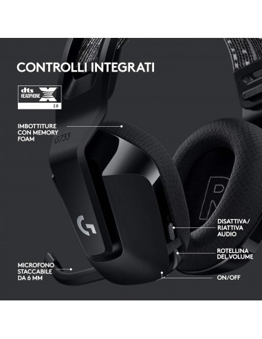 Logitech G G733 LIGHTSPEED Cuffie...